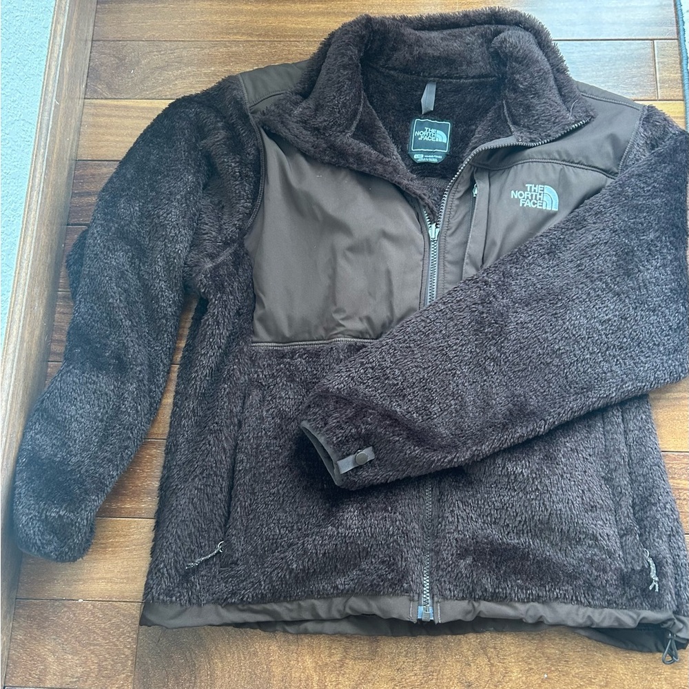 The North Face Womens Brown Fleece Jacket - Large